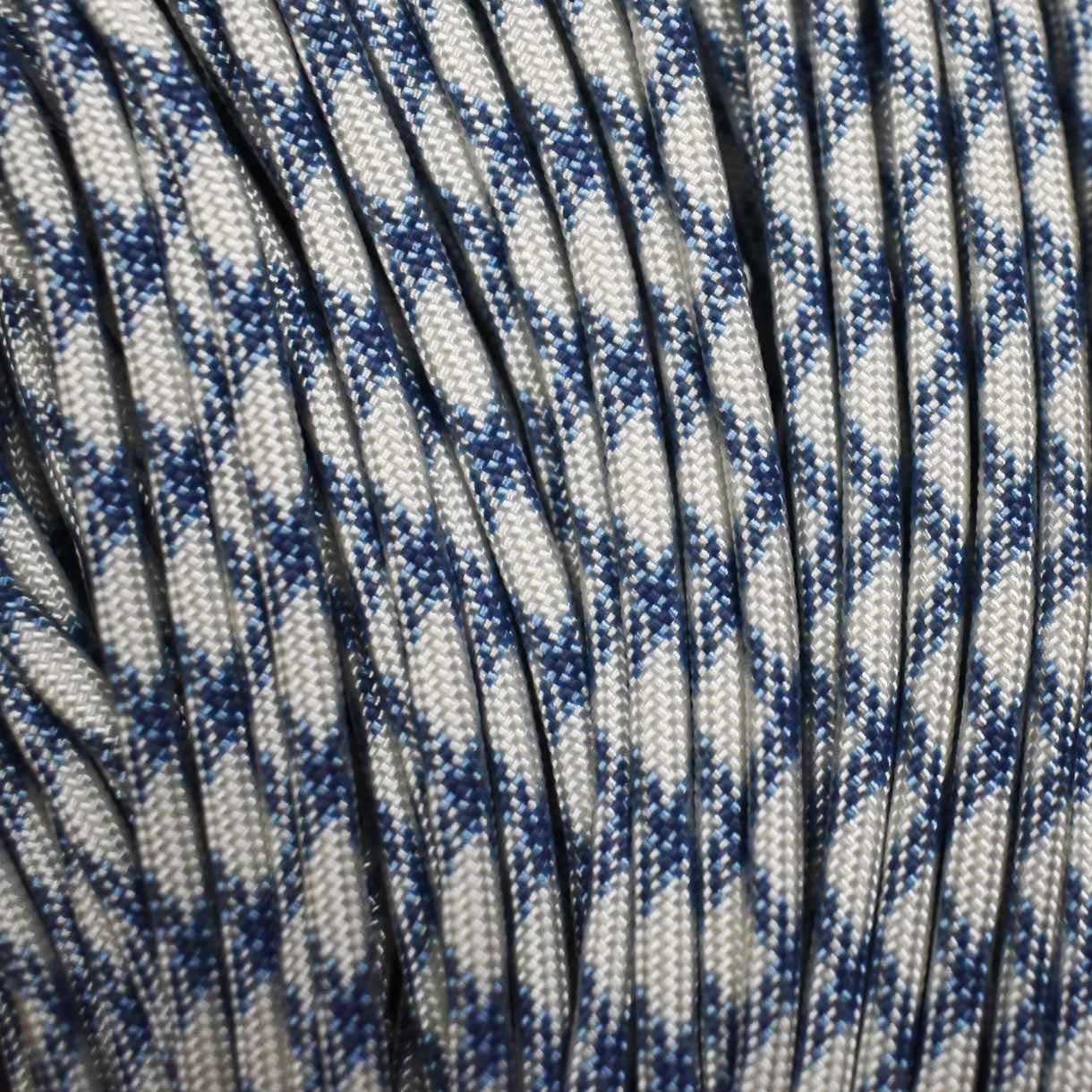 4 mm (5/32”) 550 Paracord Glacial Made in the USA Nylon/Nylon (100 ft)