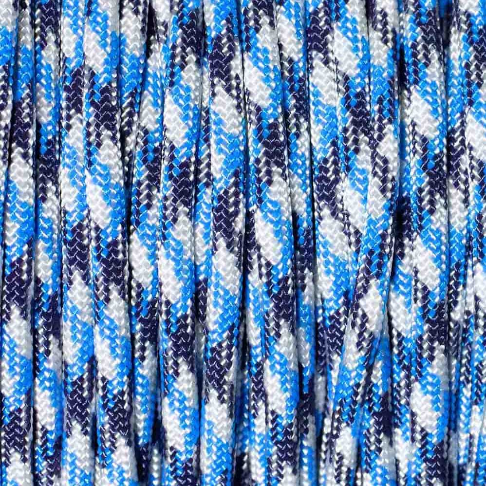 4 mm (5/32”) 550 Paracord Glacier Camo Made in the USA Nylon/Nylon (100 ft)