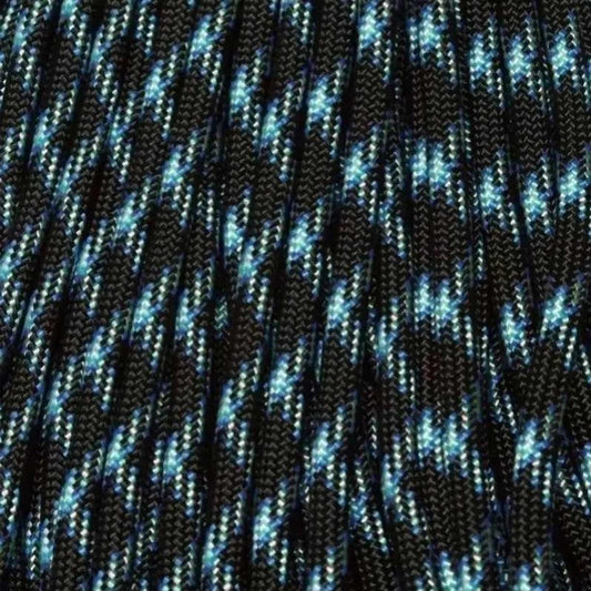 4 mm (5/32”) 550 Paracord Lightning Made in the USA Nylon/Nylon (100 ft) El Wood Braiding Co