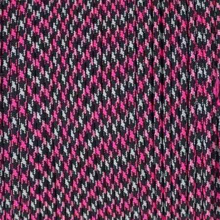 4 mm (5/32”) 550 Paracord Neon Pink Ninja Made in the USA Nylon/Nylon (100 ft) 