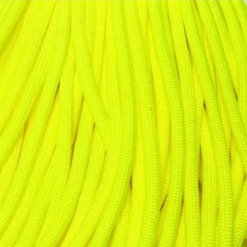 4 mm (5/32”) 550 Paracord Neon Yellow Made in the USA Nylon/Nylon