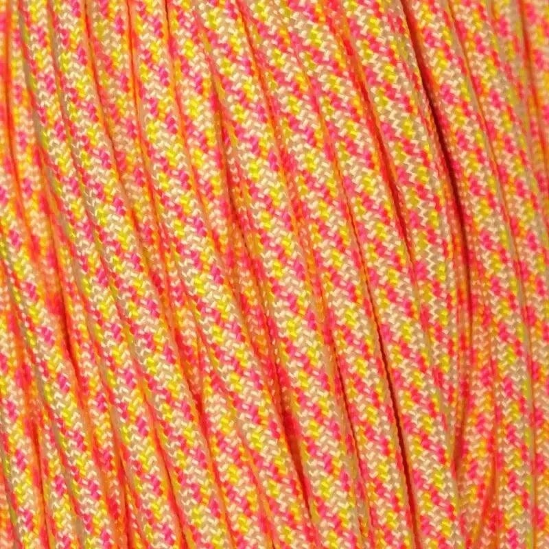 4 mm (5/32”) 550 Paracord Newton (Sprinkles) Made in the USA Nylon/Nylon (100 ft) El Wood Braiding Co