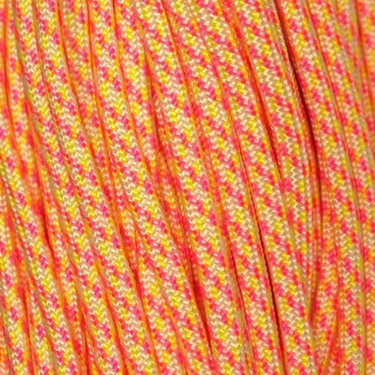 4 mm (5/32”) 550 Paracord Newton (Sprinkles) Made in the USA Nylon/Nylon (100 ft) El Wood Braiding Co