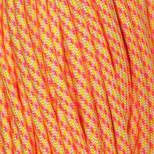 4 mm (5/32”) 550 Paracord Newton (Sprinkles) Made in the USA Nylon/Nylon (100 ft) El Wood Braiding Co