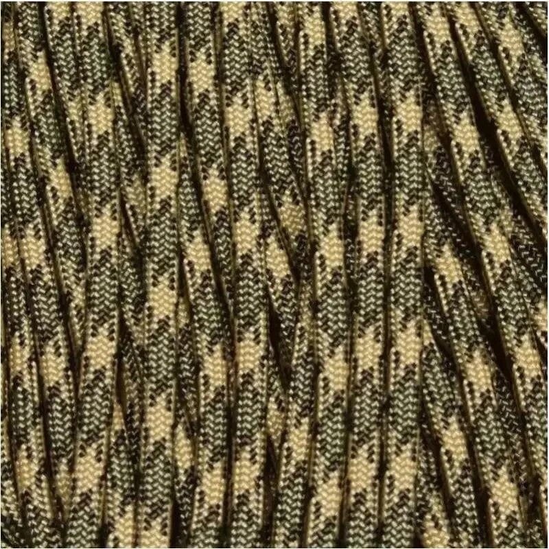 4 mm (5/32”) 550 Paracord Rattler Made in the USA Nylon/Nylon (100 ft) El Wood Braiding Co