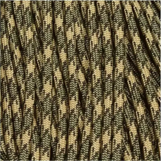 4 mm (5/32”) 550 Paracord Rattler Made in the USA Nylon/Nylon (100 ft) El Wood Braiding Co
