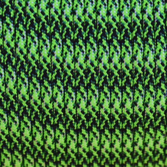 4 mm (5/32”) 550 Paracord Tsunami Green Made in the USA Nylon/Nylon