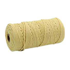 4 mm (5/32") Light Goldenrod Twisted Cotton Macrame Rope 100 m (109 yd) 280-