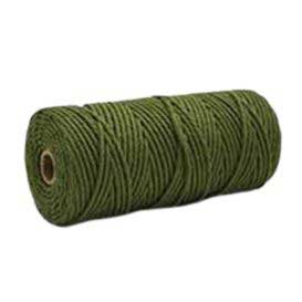 4 mm (5/32") Olive Drab (OD) Twisted Cotton Macrame Rope 100 m (109 yd) 280-