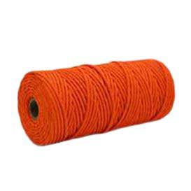 4 mm (5/32") Orange Red Twisted Cotton Macrame Rope 100 m (109 yd) 280-