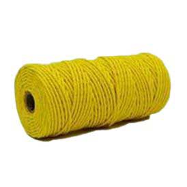 4 mm (5/32") Yellow Twisted Cotton Macrame Rope 100 m (109 yd) 280-