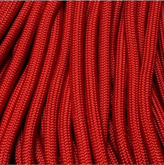 5/16" Nylon Paramax Rope Imperial Red Made in the USA (100 FT.)  163- nylon/nylon paracord