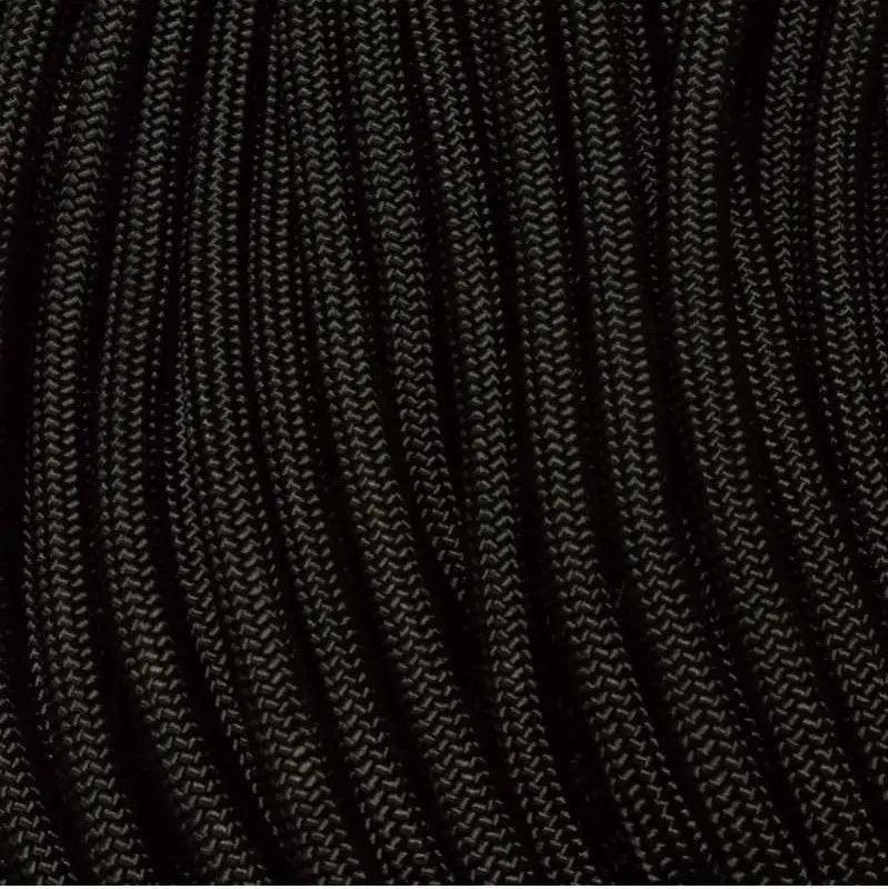 5/16" Nylon Paramax Rope Black Made in the USA Nylon/Nylon (100 FT.) - Paracord Galaxy