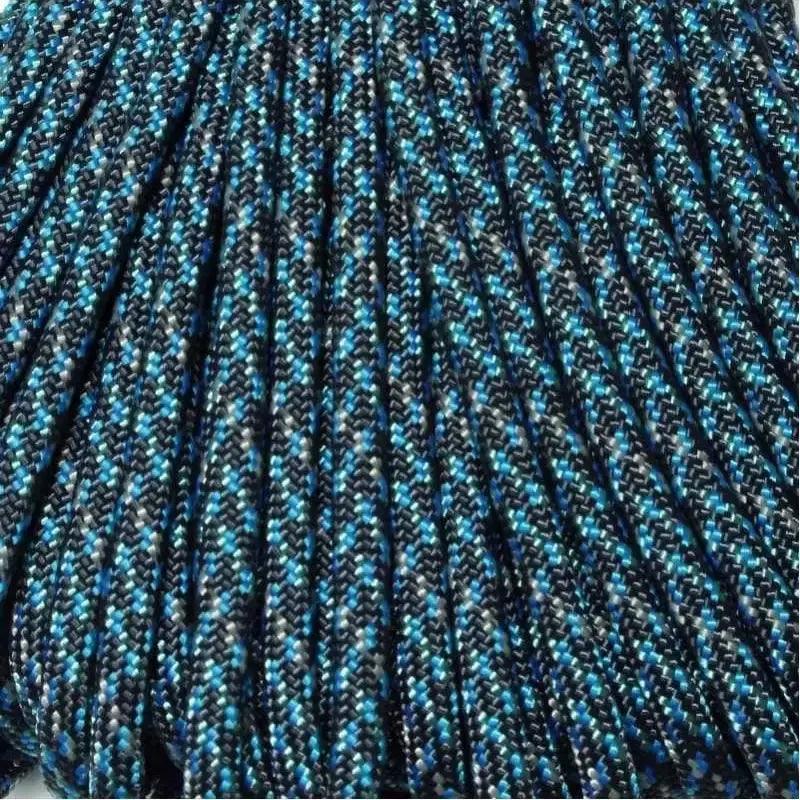 550 Paracord B Spec(Blue Digi) Made in the USA Polyester/Nylon (100 FT.) - Paracord Galaxy