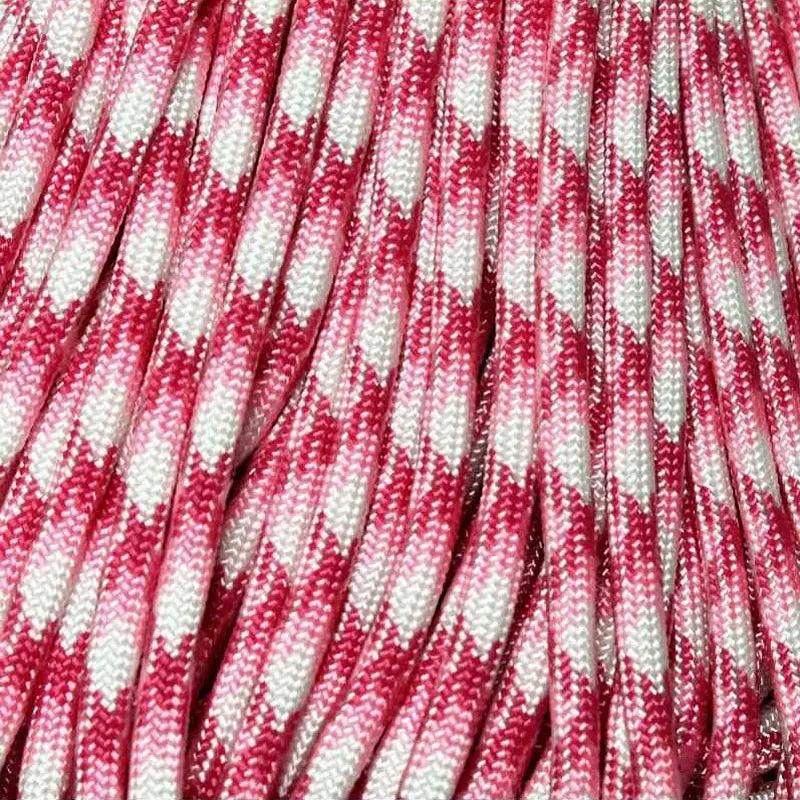 550 Paracord Breast Cancer Awareness Made in the USA Nylon/Nylon - Paracord Galaxy