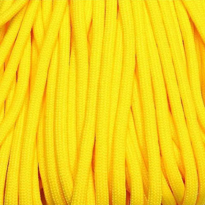 550 Paracord Canary Yellow Made in the USA Nylon/Nylon - Paracord Galaxy