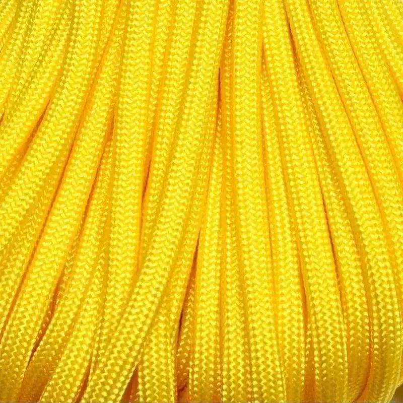 550 Paracord Canary Yellow Made in the USA Polyester/Nylon - Paracord Galaxy