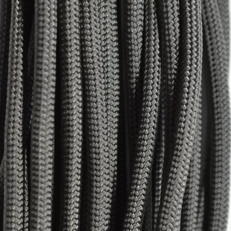 550 Paracord Charcoal / Stealth Gray Made in the USA Polyester/Nylon - Paracord Galaxy