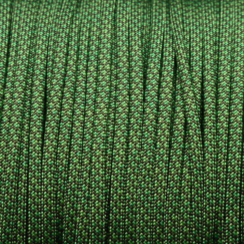 *550 Paracord Charcoal with Mint Diamonds Made in the USA Nylon/Nylon(1000 ft) - Paracord Galaxy