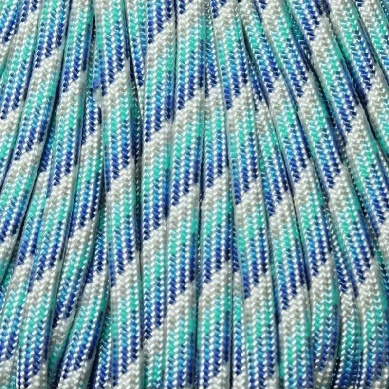 550 Paracord Cool Breeze Made in the USA Polyester/Nylon (100 FT.). - Paracord Galaxy