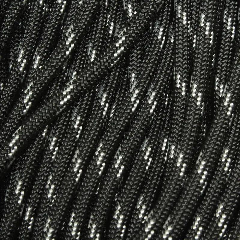 550 Paracord Corrections (Thin Silver Line) made in the USA Nylon/Nylon (100 FT.) - Paracord Galaxy