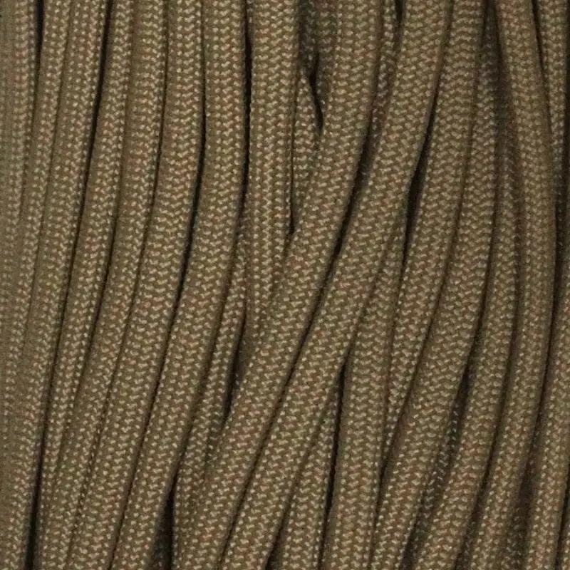 550 Paracord Coyote Brown Made in the USA Nylon/Nylon - Paracord Galaxy