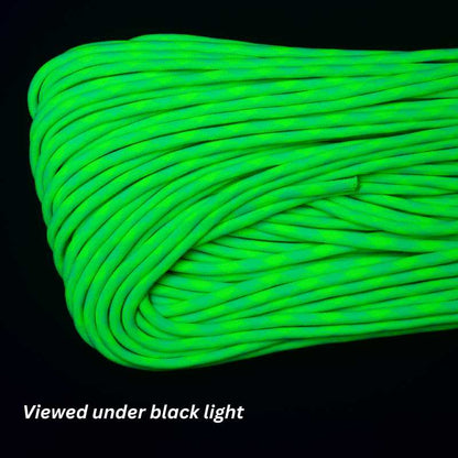 550 Paracord Day Glow (Dayglow) Made in the USA Nylon/Nylon (100 FT.) - Paracord Galaxy