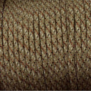 550 paracord, digital desert camo — rust brown, tan, white, and black