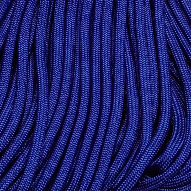 550 Paracord Electric Blue Made in the USA Nylon/Nylon - Paracord Galaxy