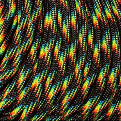 550 Paracord Galaxy (Rainbow) Made in the USA Polyester/Nylon - Paracord Galaxy