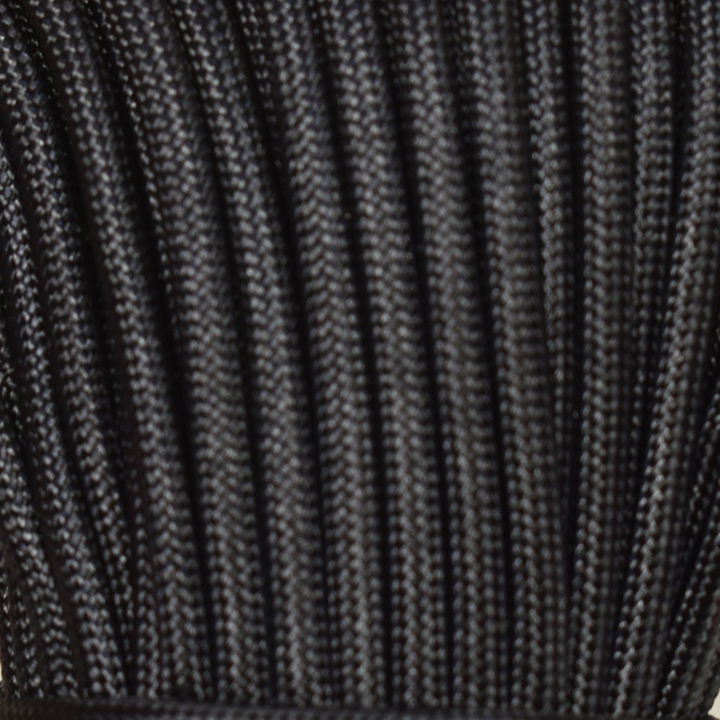 550 Paracord Gloss Black Made in the USA Nylon/Nylon - Paracord Galaxy