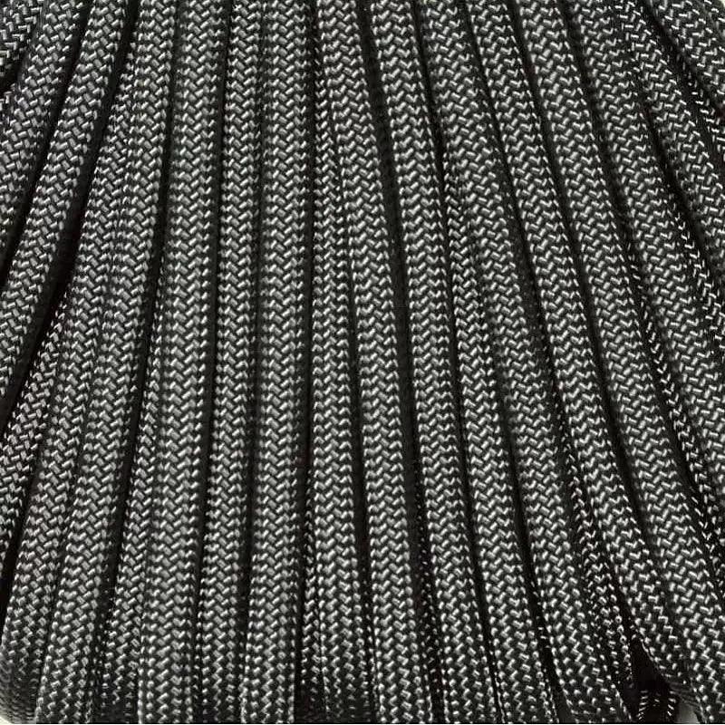 550 Paracord Graphite Made in the USA Polyester/Nylon USA - Paracord Galaxy