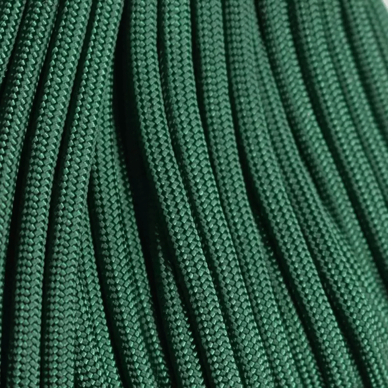550 Paracord Ivy Green Made in the USA Polyester/Nylon (100 FT.) - Paracord Galaxy