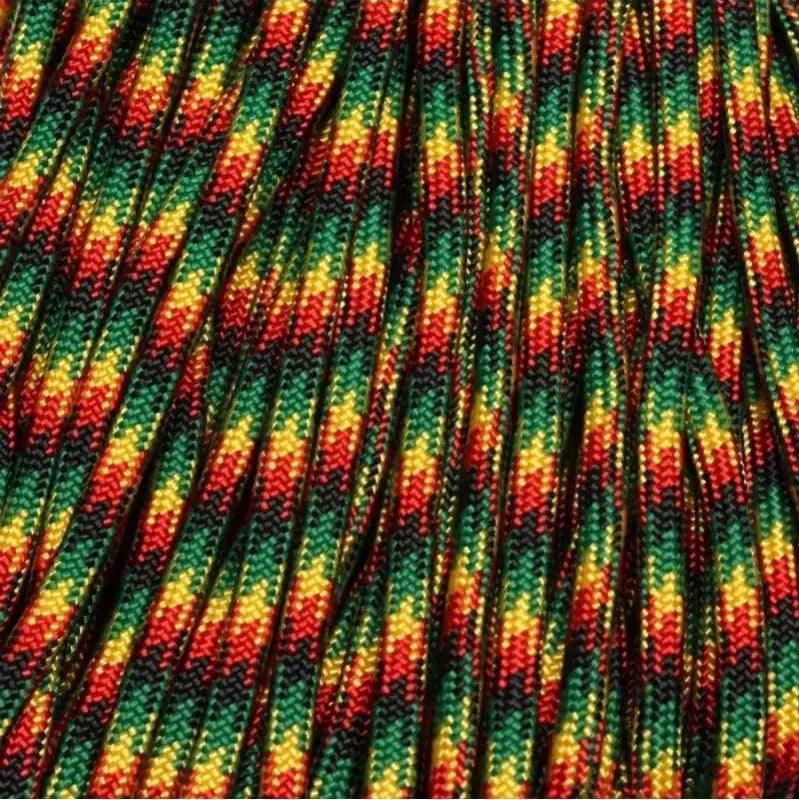 550 Paracord Jamaican Made in the USA Nylon/Nylon (100 FT.) - Paracord Galaxy