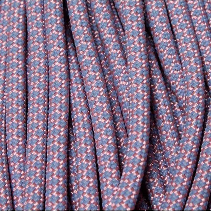 550 Paracord Lavender Pink with Lavender Purple Diamonds Made in the USA Nylon/Nylon (100 FT.) - Paracord Galaxy