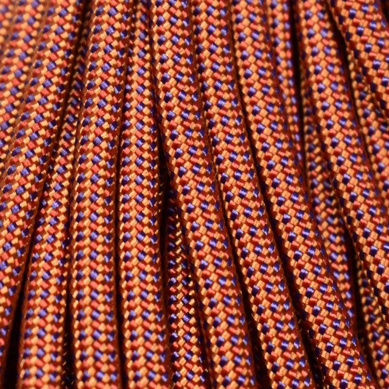 550 Paracord Molten Orange Made in the USA Polyester/Nylon (100 FT.) - Paracord Galaxy