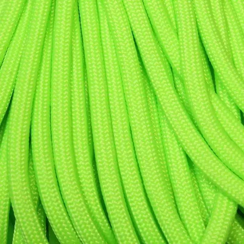 550 Paracord Neon Green Made in the USA Polyester/Nylon - Paracord Galaxy