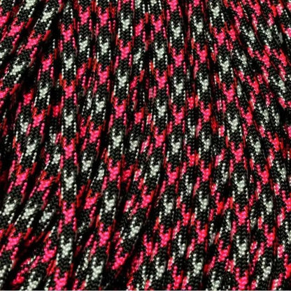 550 Paracord Neon Pink Ninja Warrior Made in the USA Nylon/Nylon (100 FT.) - Paracord Galaxy