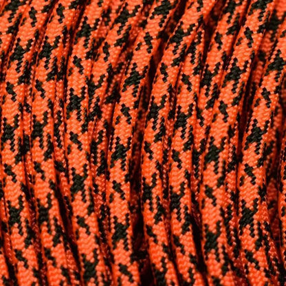 550 Paracord (NOCM) Neon Orange Camo Made in the USA Nylon/Nylon (100 FT.) - Paracord Galaxy