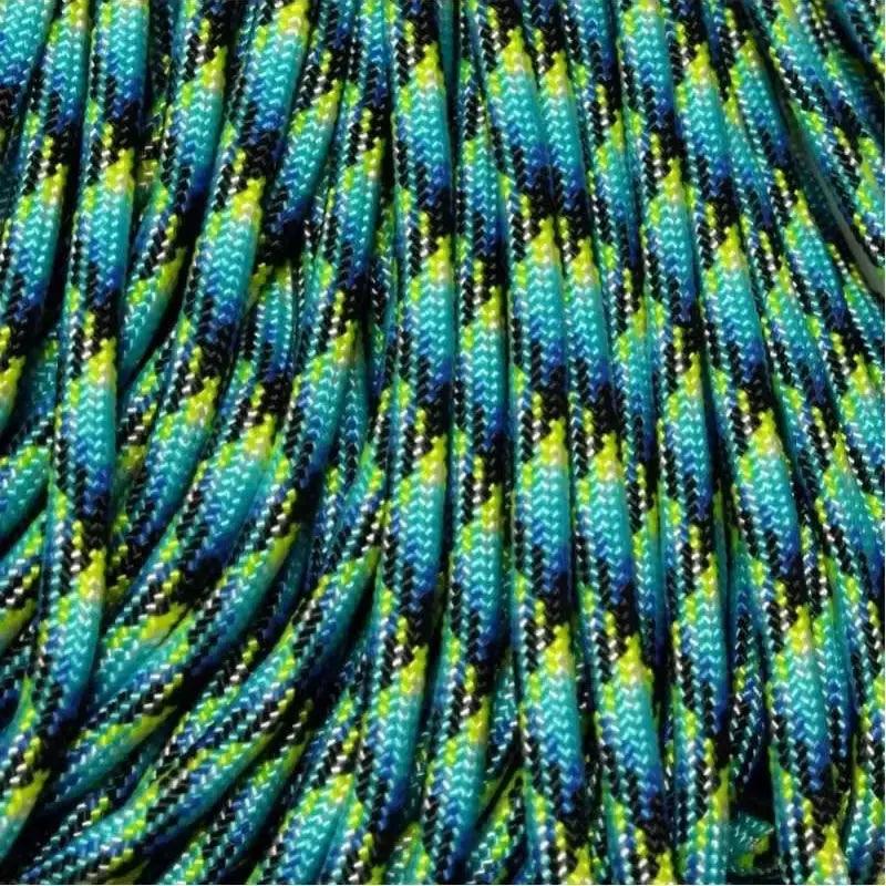 550 Paracord Oceans of Fire Made in the USA Nylon/Nylon (100 FT.) - Paracord Galaxy