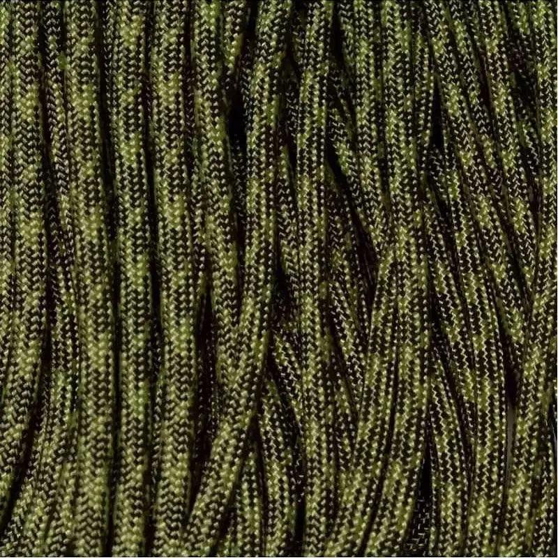 550 Paracord Olive Drab (OD) and Moss Camo Made in the USA Nylon/Nylon - Paracord Galaxy