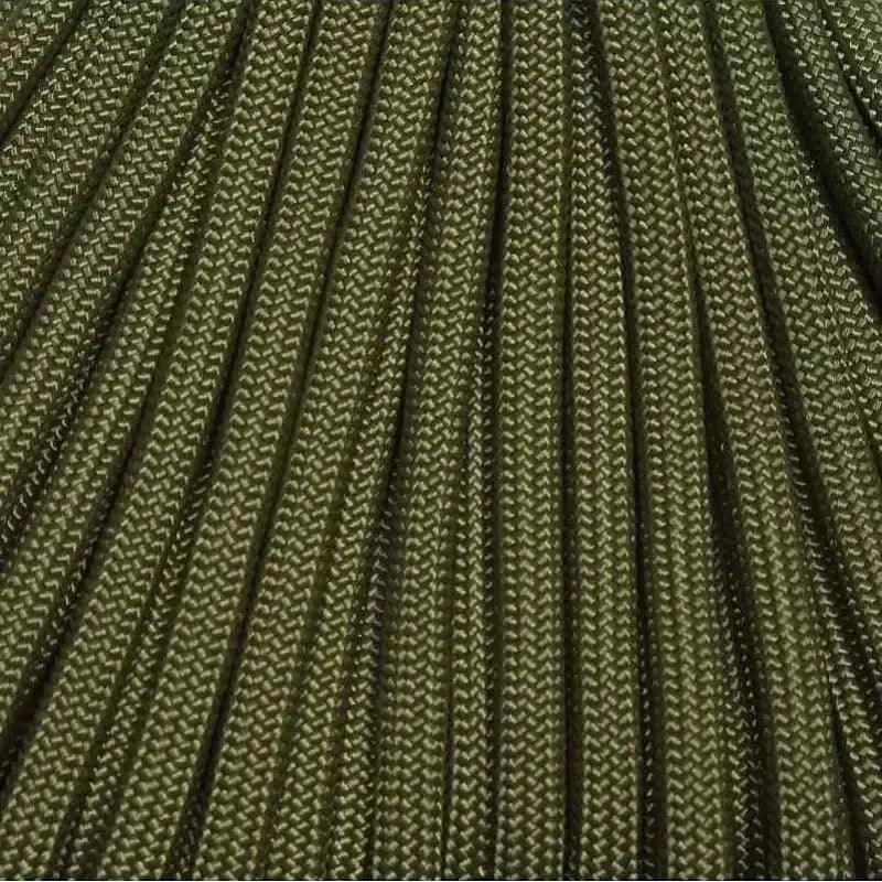 550 Paracord Olive Drab (OD) Made in the USA Polyester/Nylon - Paracord Galaxy