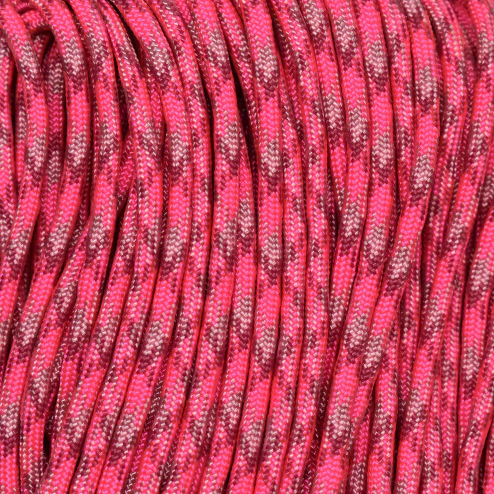 550 Paracord Pink Blend Made in the USA Nylon/Nylon Type 111 ...