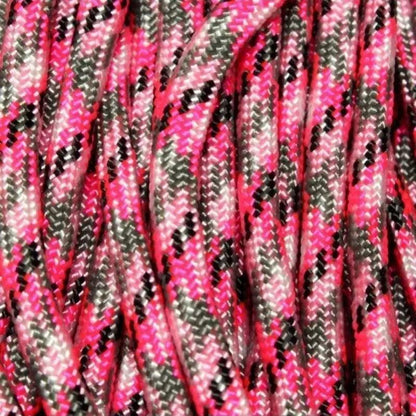 550 Paracord Pretty in Pink Made in the USA Nylon/Nylon - Paracord Galaxy