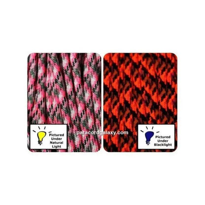 550 Paracord Pretty in Pink Made in the USA Nylon/Nylon - Paracord Galaxy