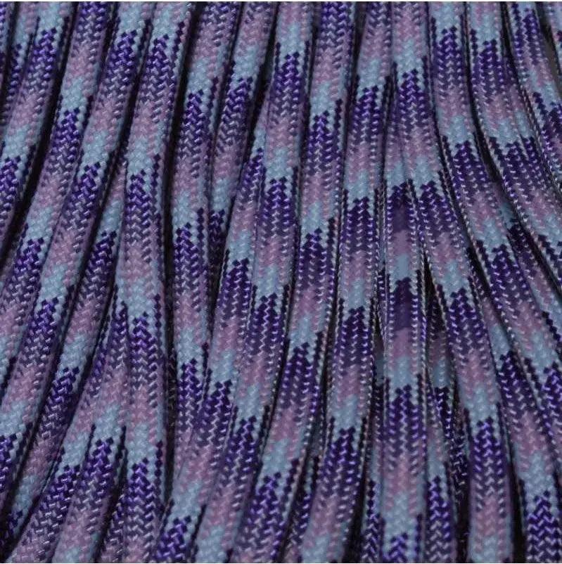 550 Paracord Purple Blend Made in the USA Nylon/Nylon - Paracord Galaxy