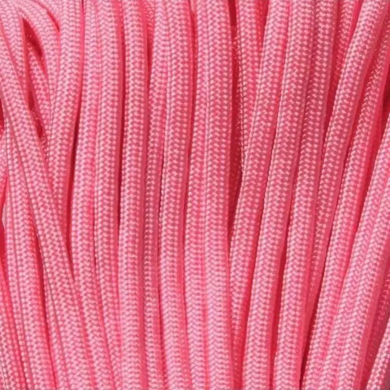 550 Paracord Rose Pink Made in the USA Nylon/Nylon - Paracord Galaxy