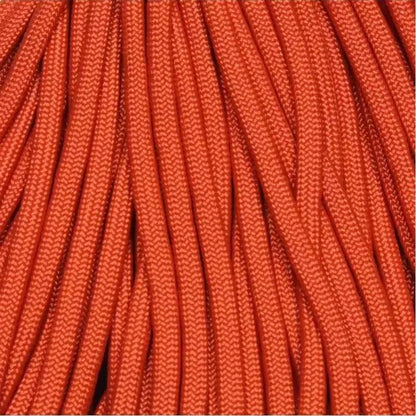 550 Paracord Solar Orange Made in the USA Nylon/Nylon - Paracord Galaxy