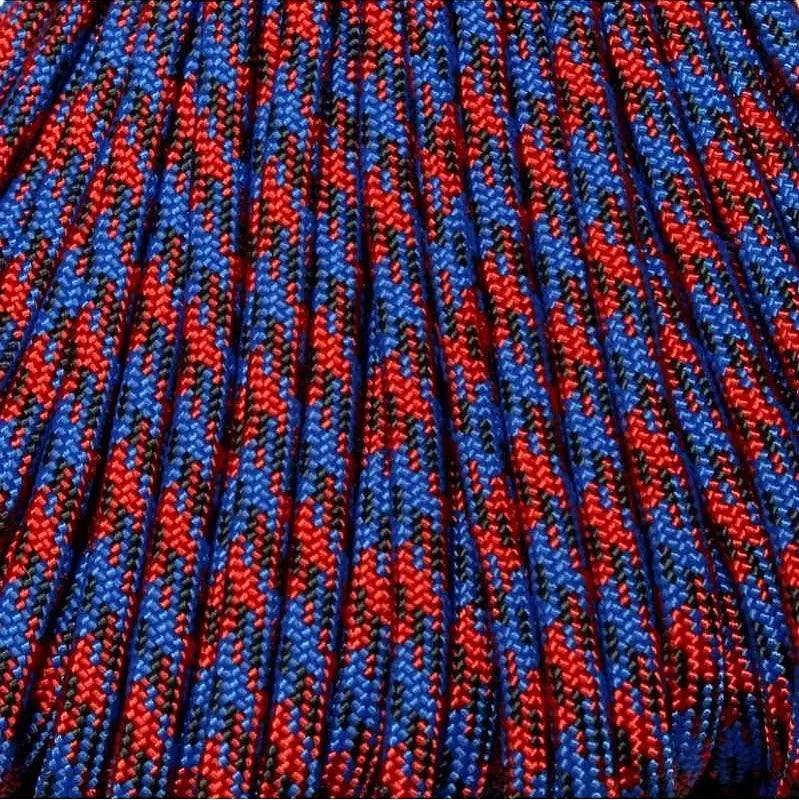 550 Paracord Spiderman Made in the USA Polyester/Nylon (100 FT.) - Paracord Galaxy