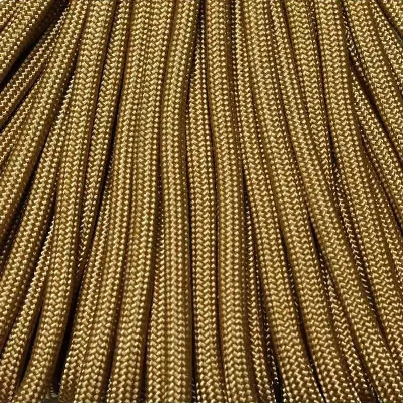 550 Paracord Tan Made in the USA Polyester/Nylon - Paracord Galaxy